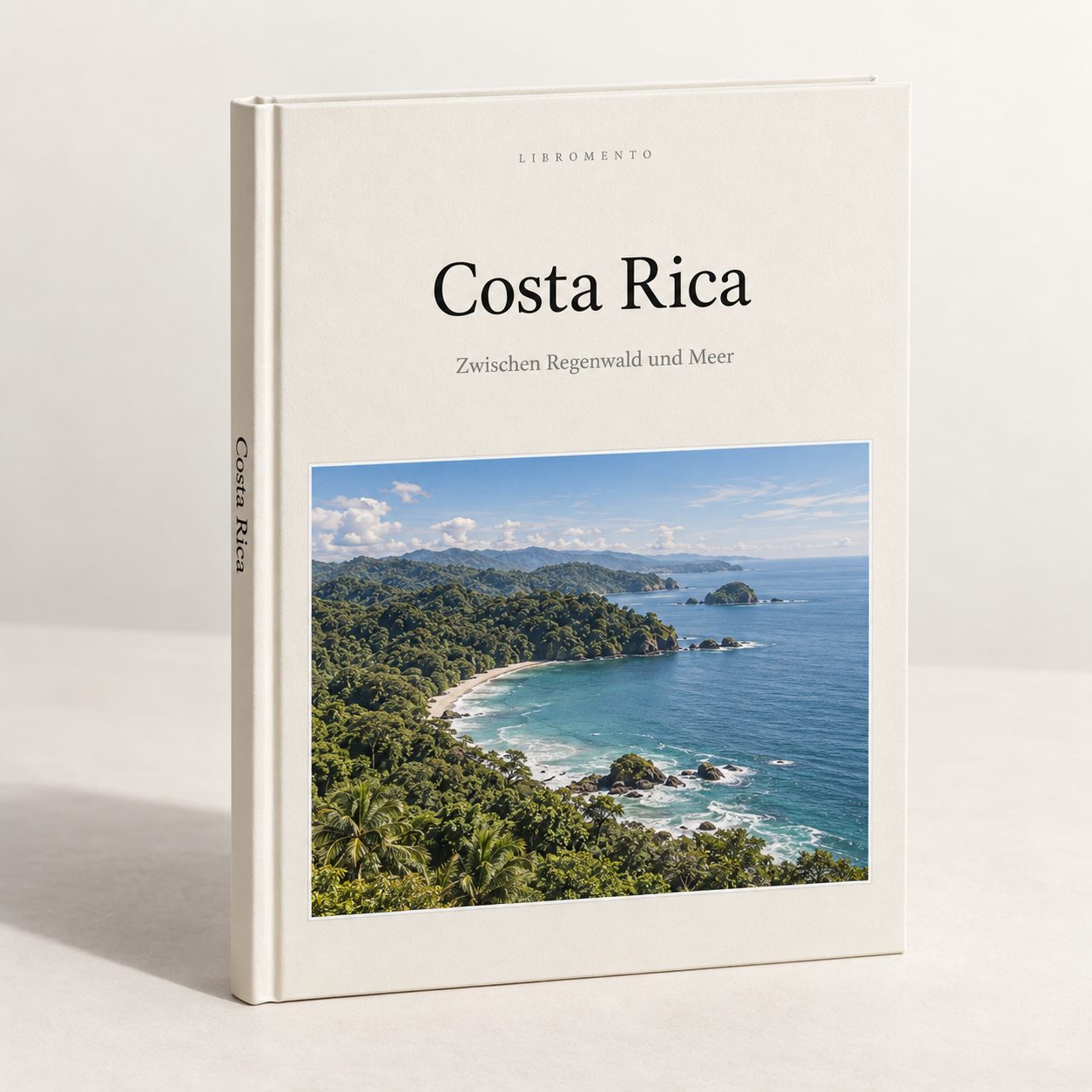 Buch Costa Rica — Cover mit Leineneinband